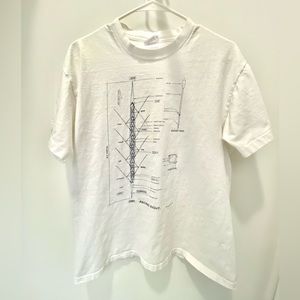 Vintage single stitch 1990 Rowing Tshirt Large